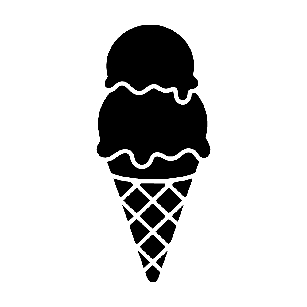 Cono de helado — archivo SVG