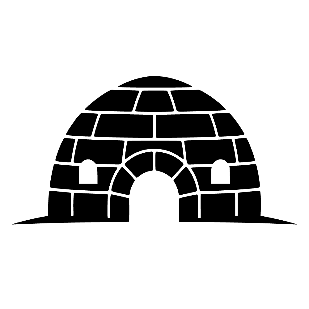 Igloo casa de nieve — archivo SVG
