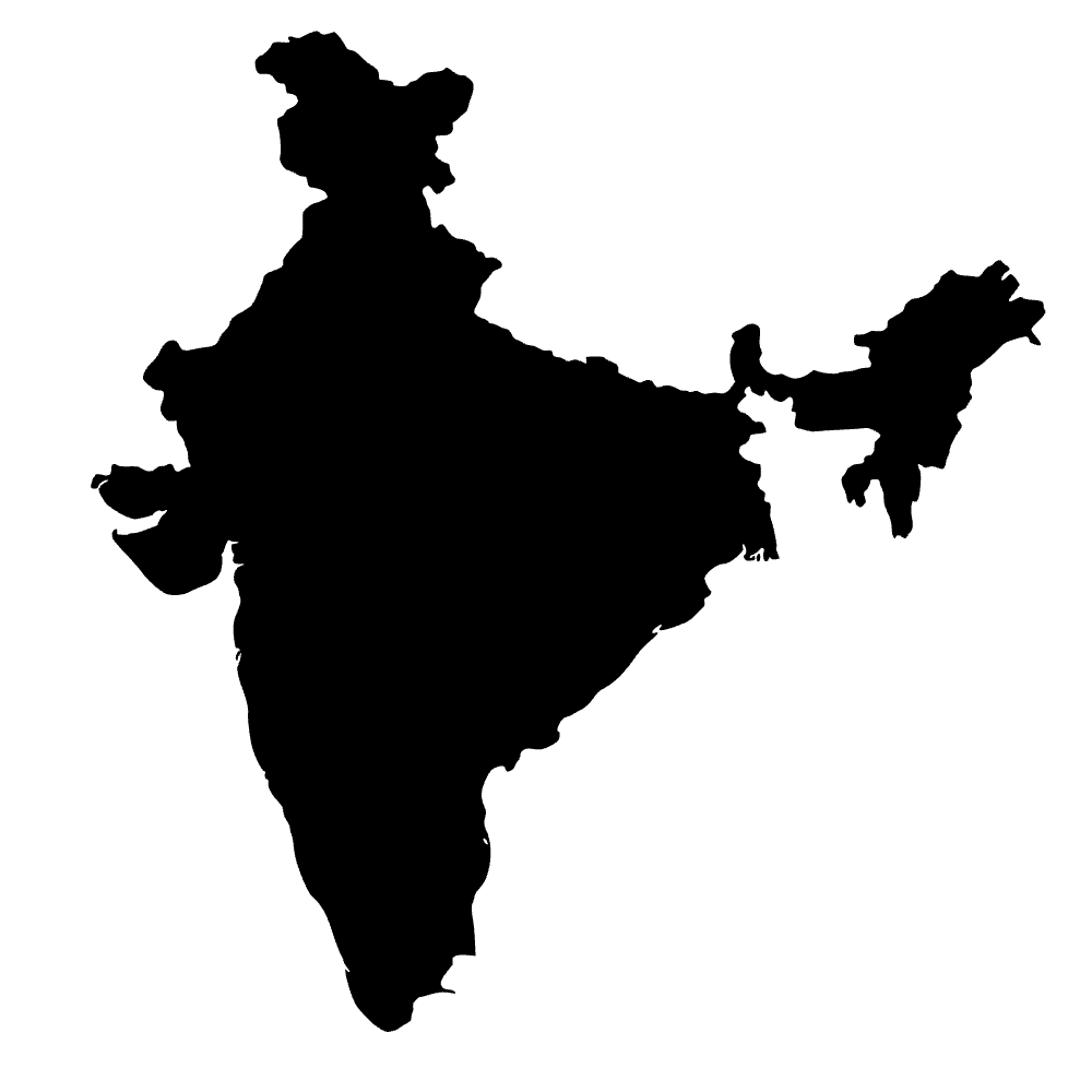 Mapa de India — archivo SVG