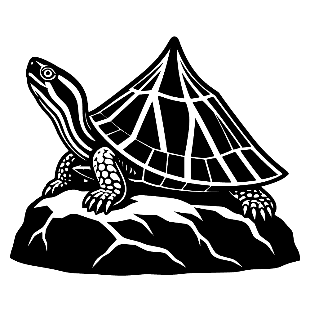 Tortuga en tienda india — archivo SVG