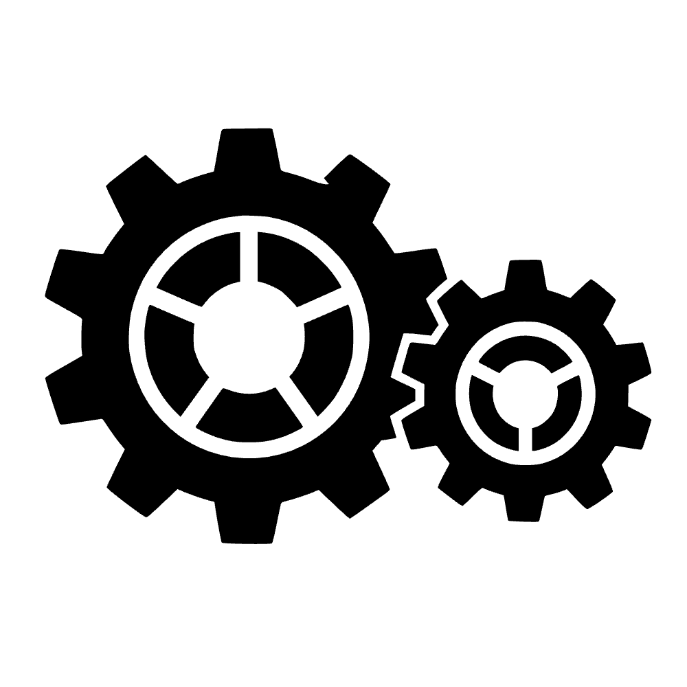 Engranajes entrelazados — vista previa del archivo SVG