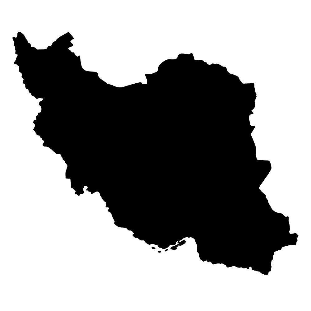 Mapa de Irán — archivo SVG