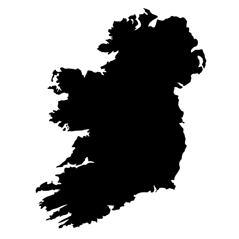 Mapa de Irlanda — archivo SVG