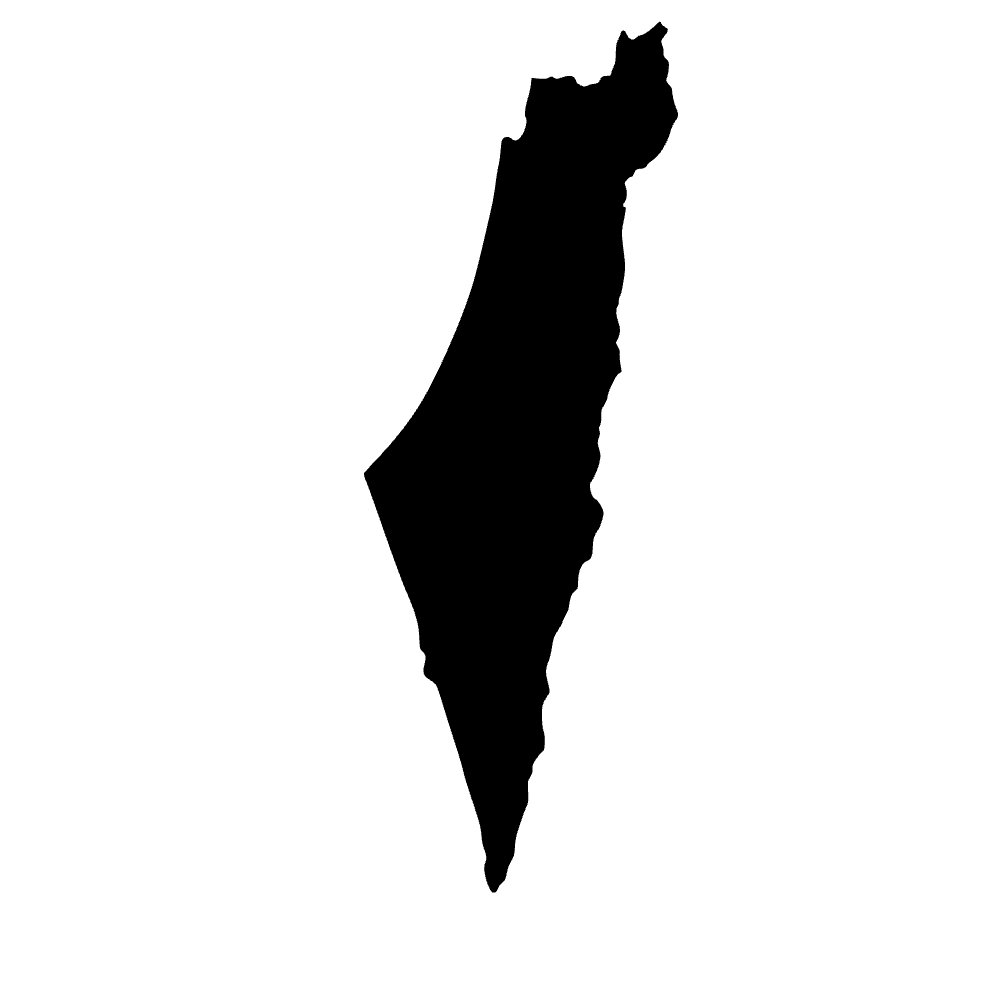 Mapa de Israel — archivo SVG