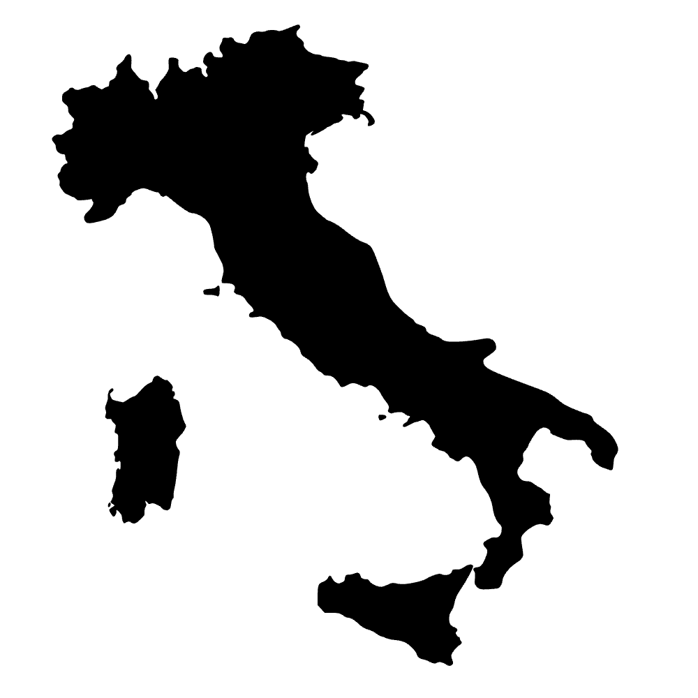 Mapa de Italia — archivo SVG