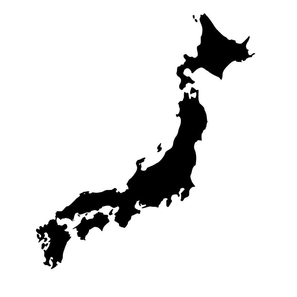 Mapa de Japón — archivo SVG