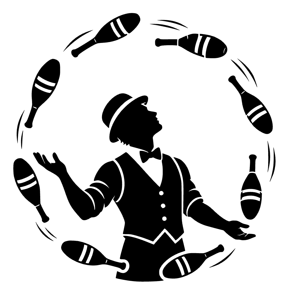Artista malabarista — archivo SVG