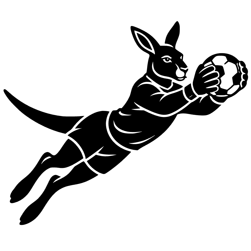 Canguro portero haciendo una parada — archivo SVG