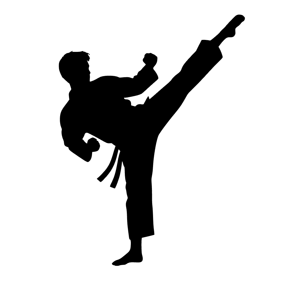 Patada de karate — archivo SVG