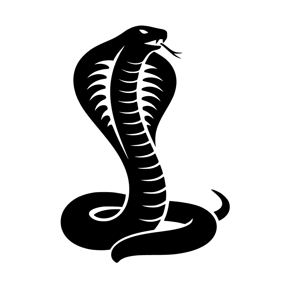 King Cobra Silhouette SVG cut file preview