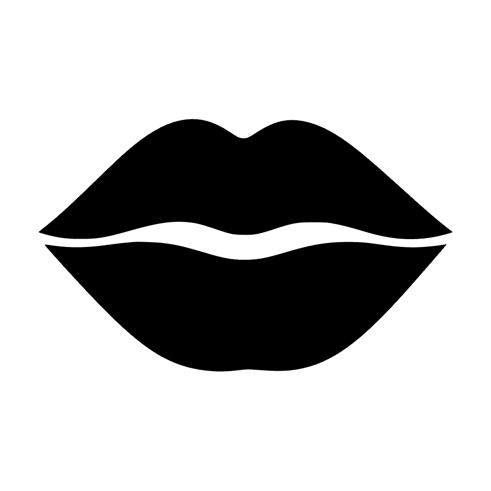 Labios de beso — archivo SVG
