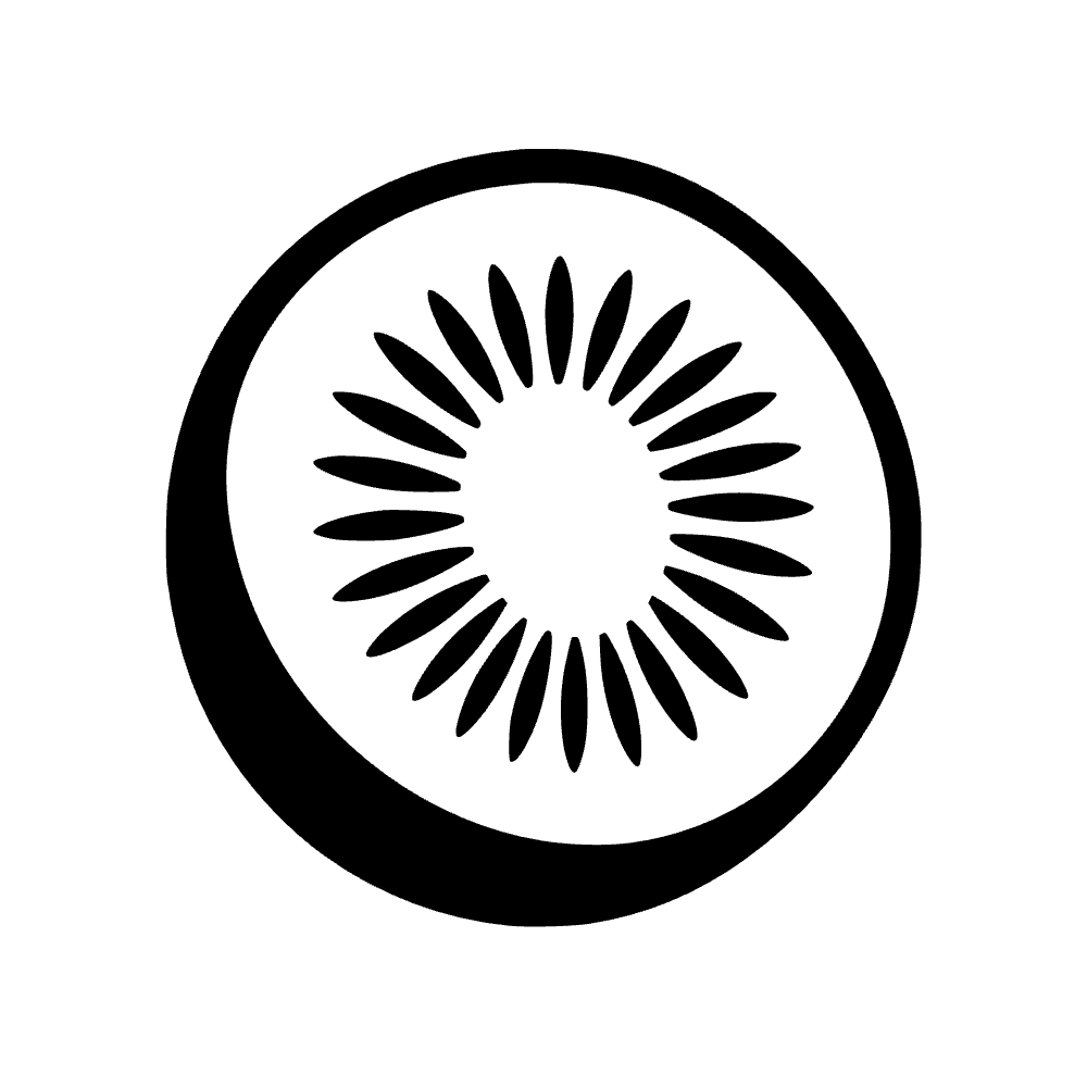 Rodaja de kiwi — archivo SVG