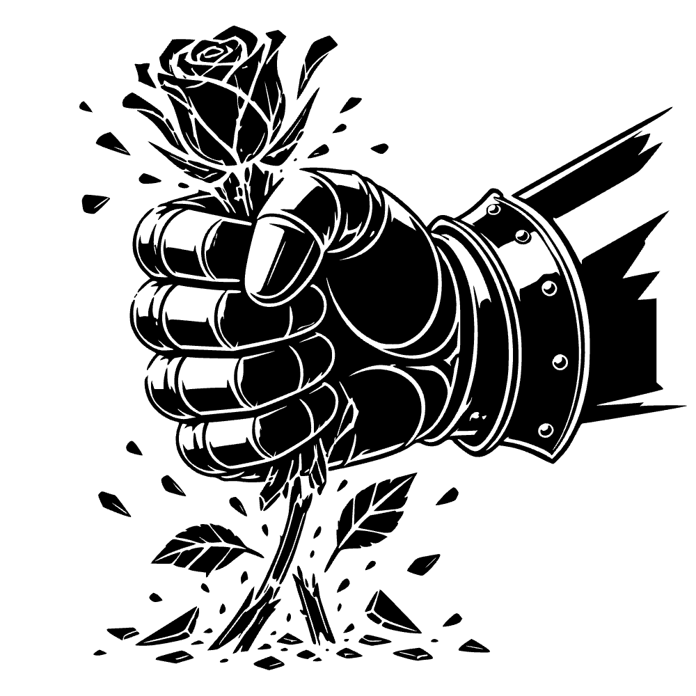 Mano armada de caballero — archivo SVG