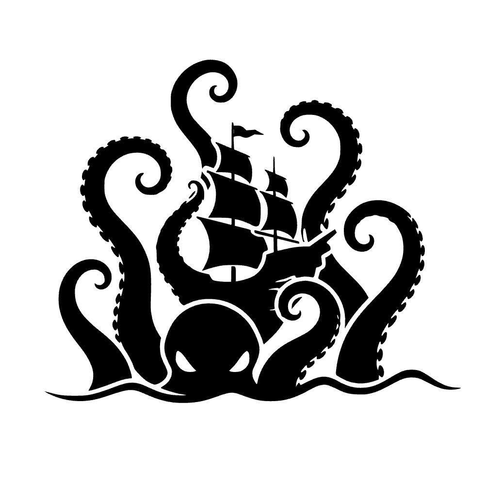 Kraken Coiling Tentacles SVG cut file preview