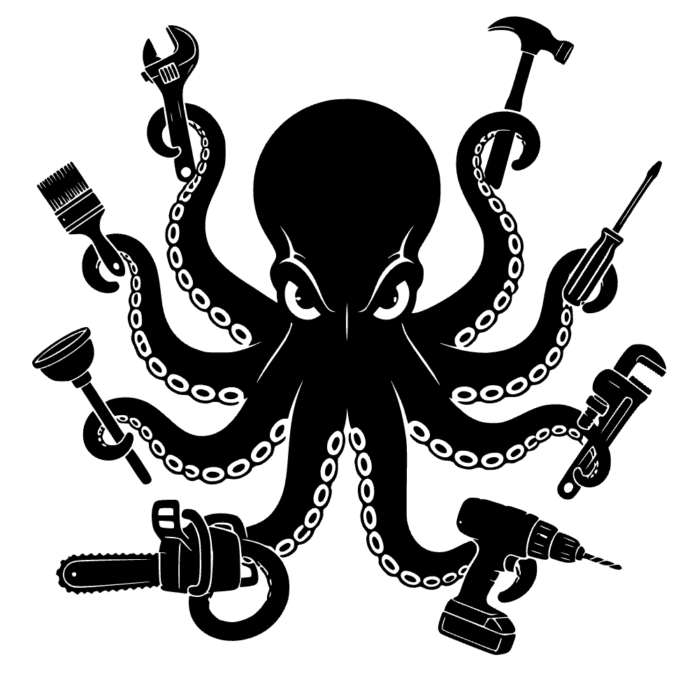 Kraken Holding Tools SVG cut file
