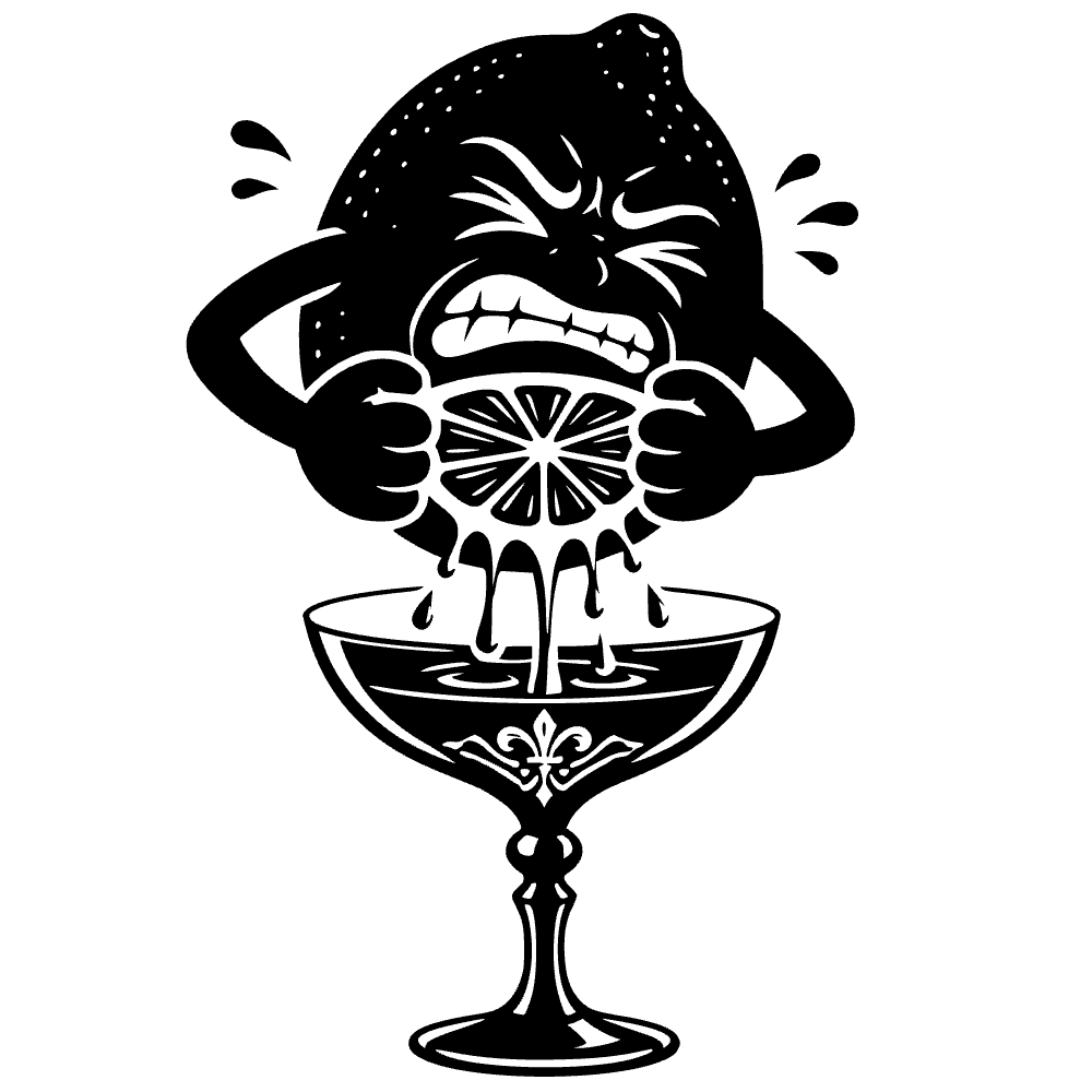 Lemon Squeezing Juice SVG cut file preview