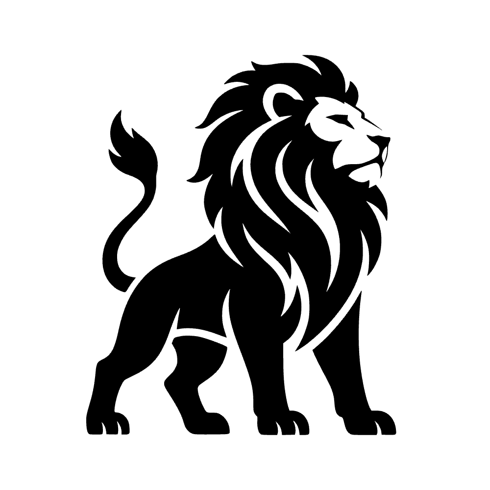 Signo zodiacal Leo con león — archivo SVG