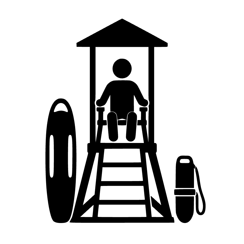 Silla de torre de salvavidas — archivo SVG