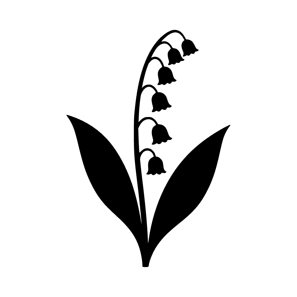 Lirio de los valles — archivo SVG