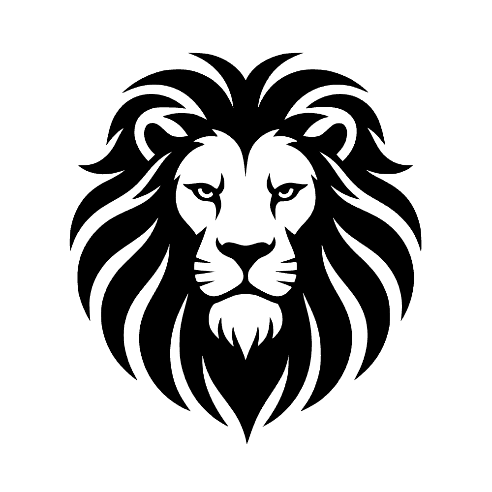 Lion Head Mane Icon SVG cut file preview