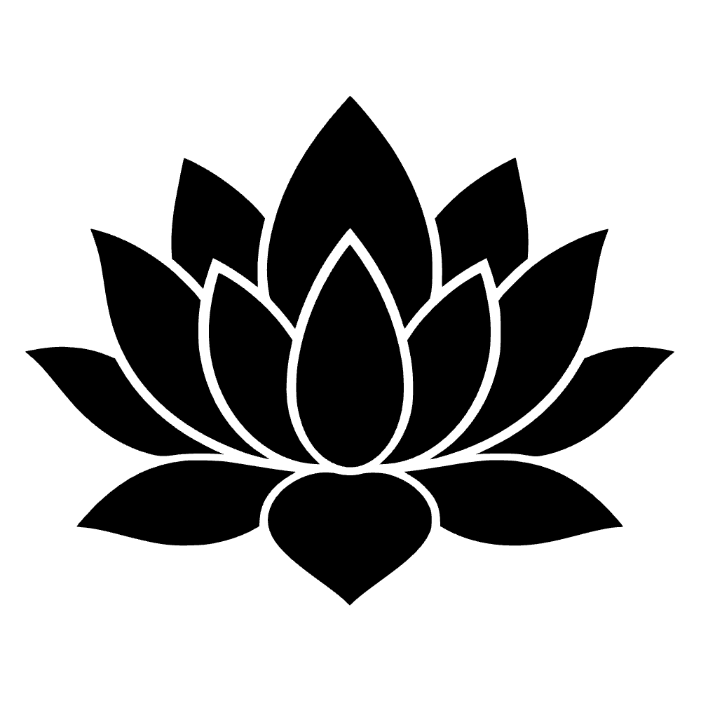 Lotus Full Bloom Icon SVG cut file preview
