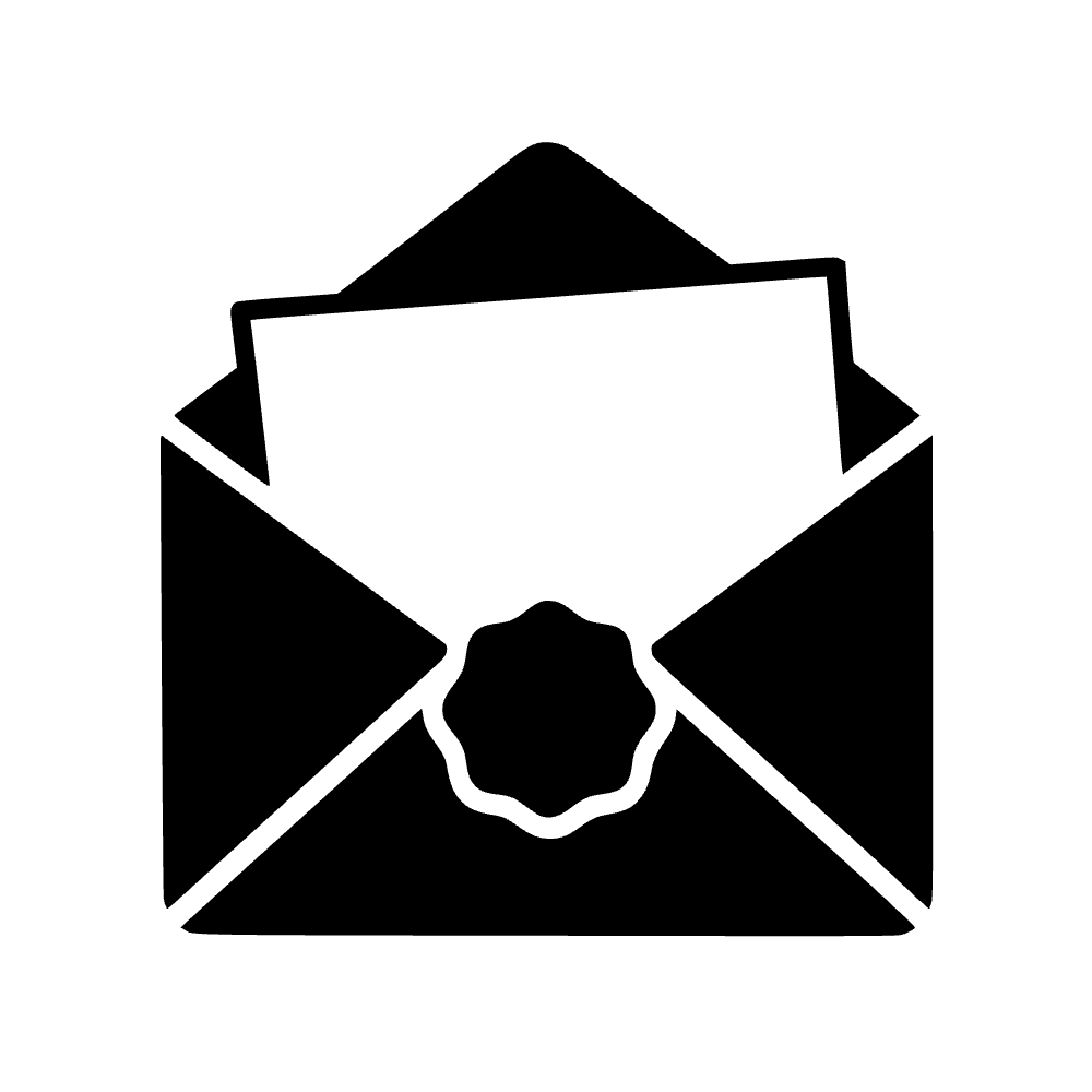 Sobre de carta de amor — archivo SVG