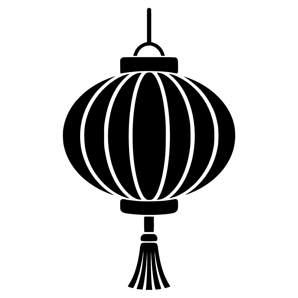 Linterna de Año Nuevo Lunar — archivo SVG