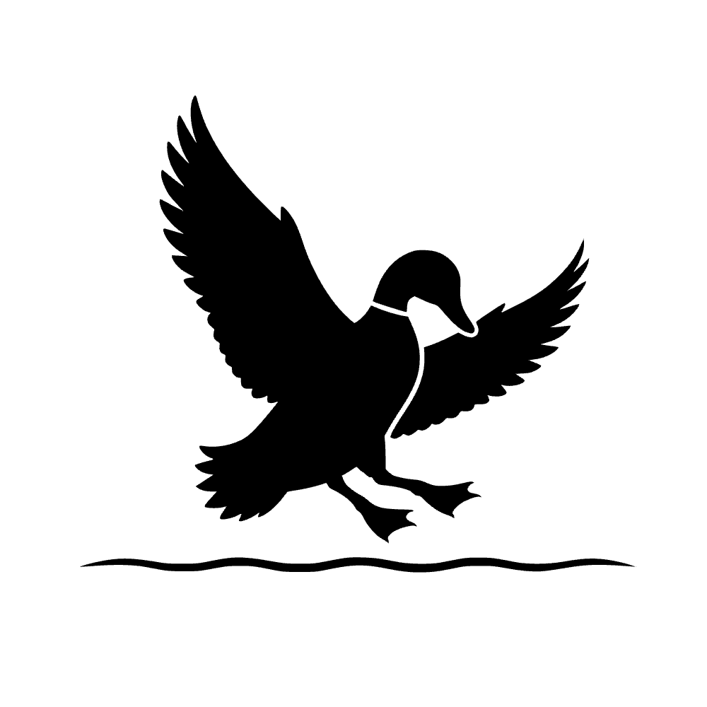 Mallard Duck Landing SVG cut file preview