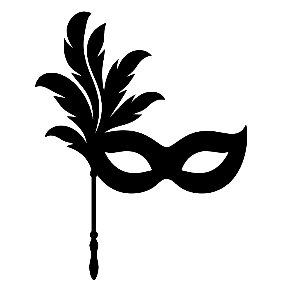 Máscara de Mardi Gras — archivo SVG