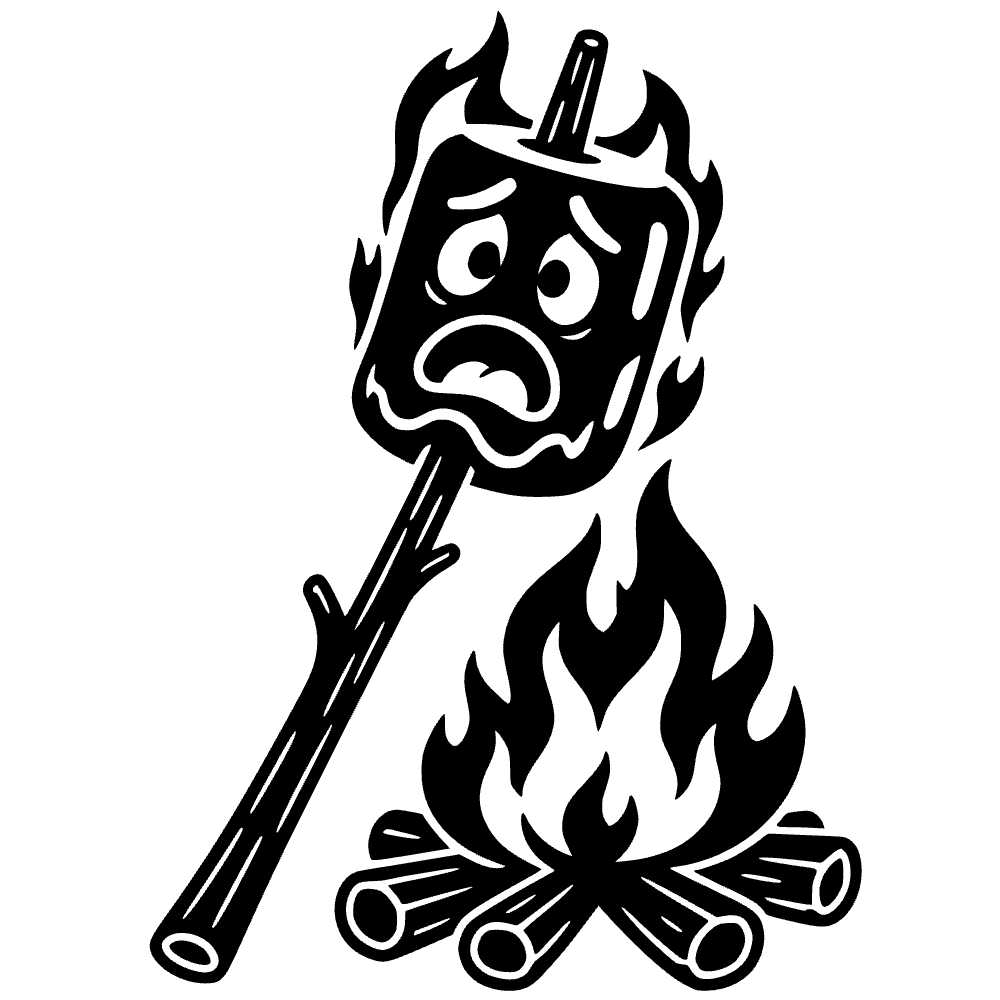 Palito para asar malvaviscos — vista previa del archivo SVG