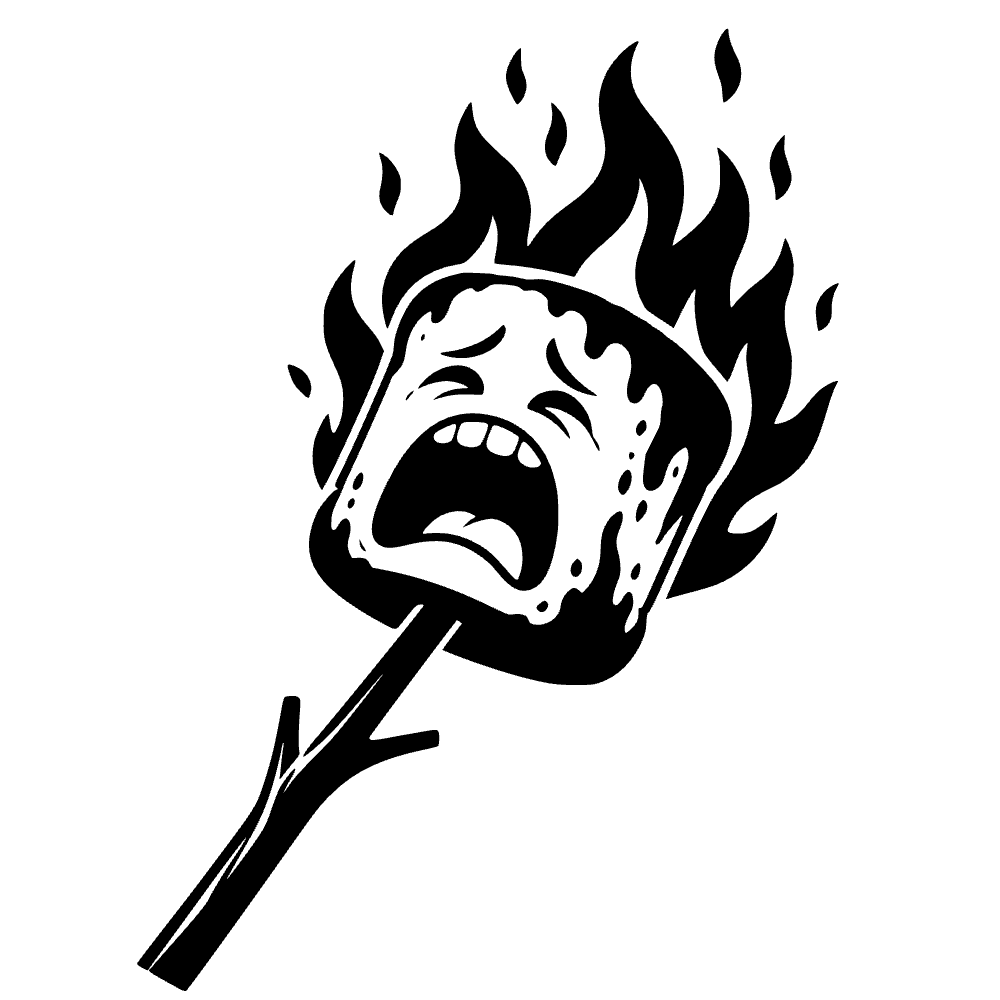 Palito para tostar malvaviscos — archivo SVG