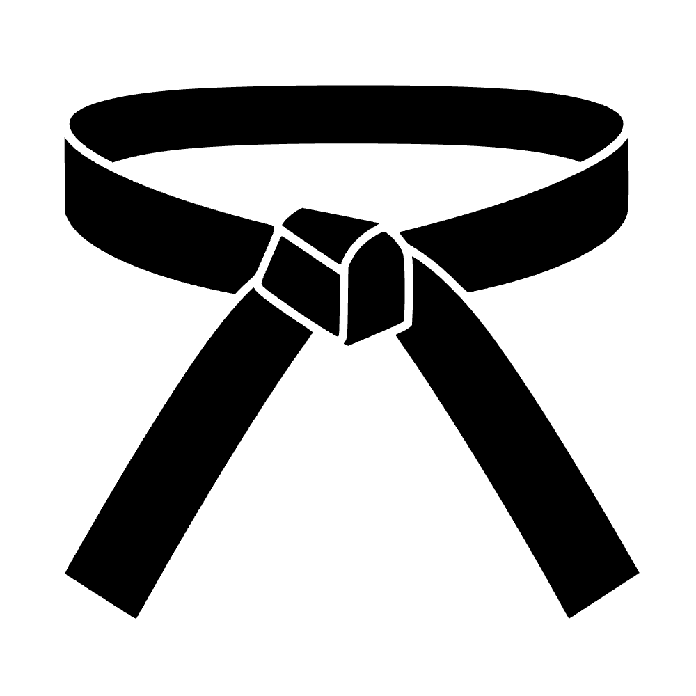 Cinturón de artes marciales — archivo SVG