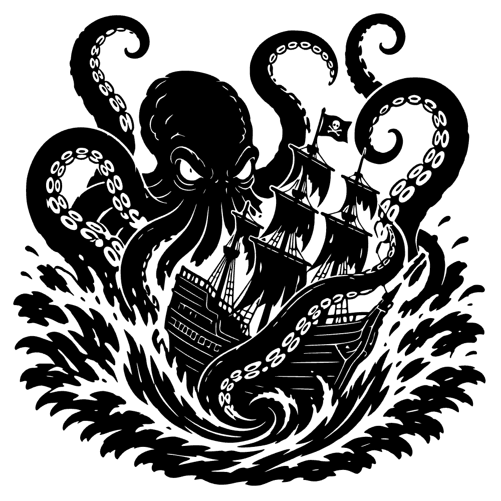Kraken masivo — archivo SVG