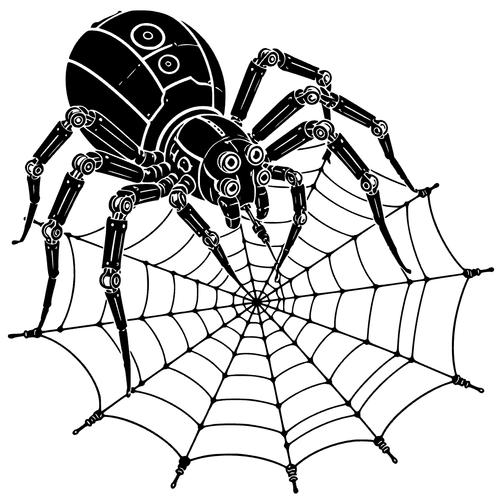 Icono de araña mecánica — vista previa del archivo SVG