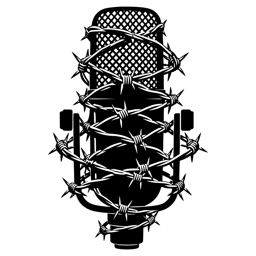 Microphone Wrapped Icon SVG SVG cut file preview