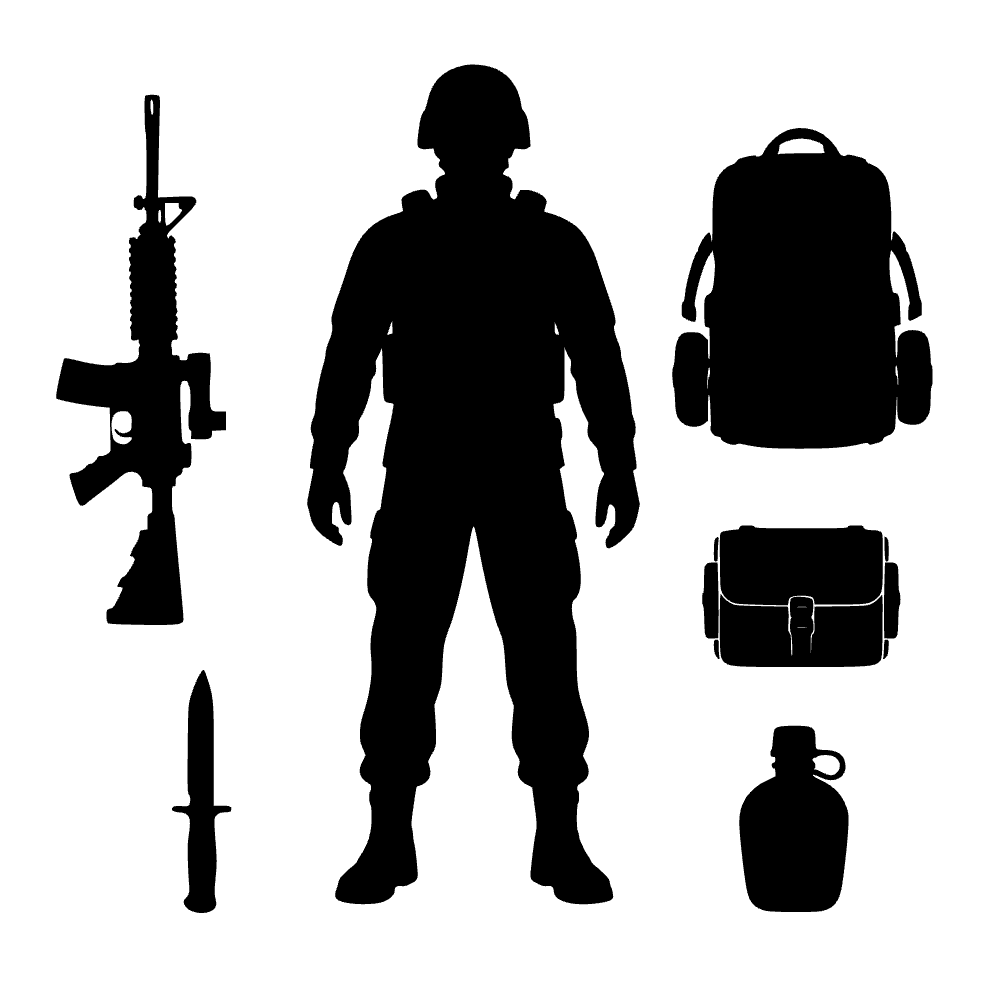Icono de casco de soldado — archivo SVG