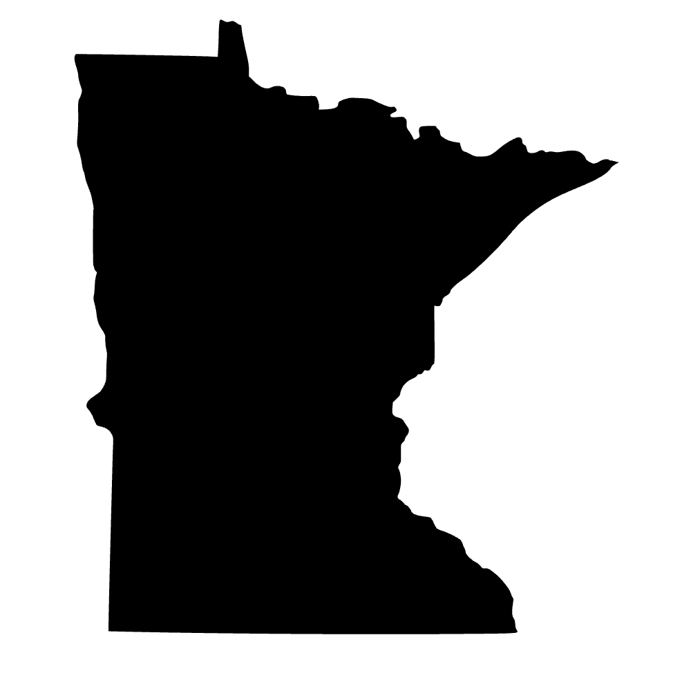 Mapa de Minnesota — archivo SVG