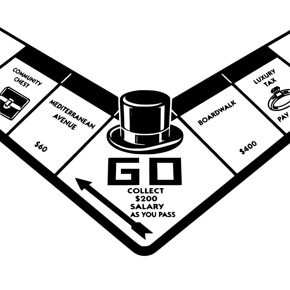 Icono de tablero de juego Monopoly — archivo SVG