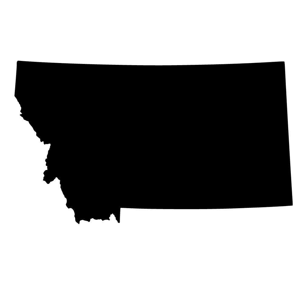 Mapa de Montana — archivo SVG