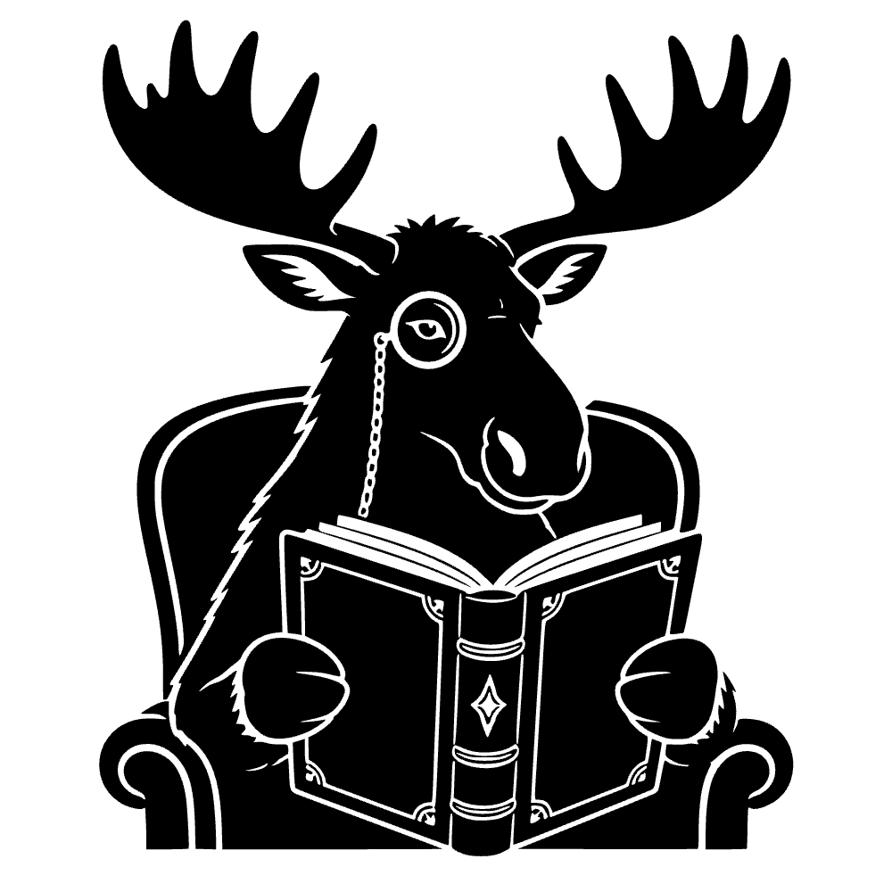 Alce con monóculo — archivo SVG