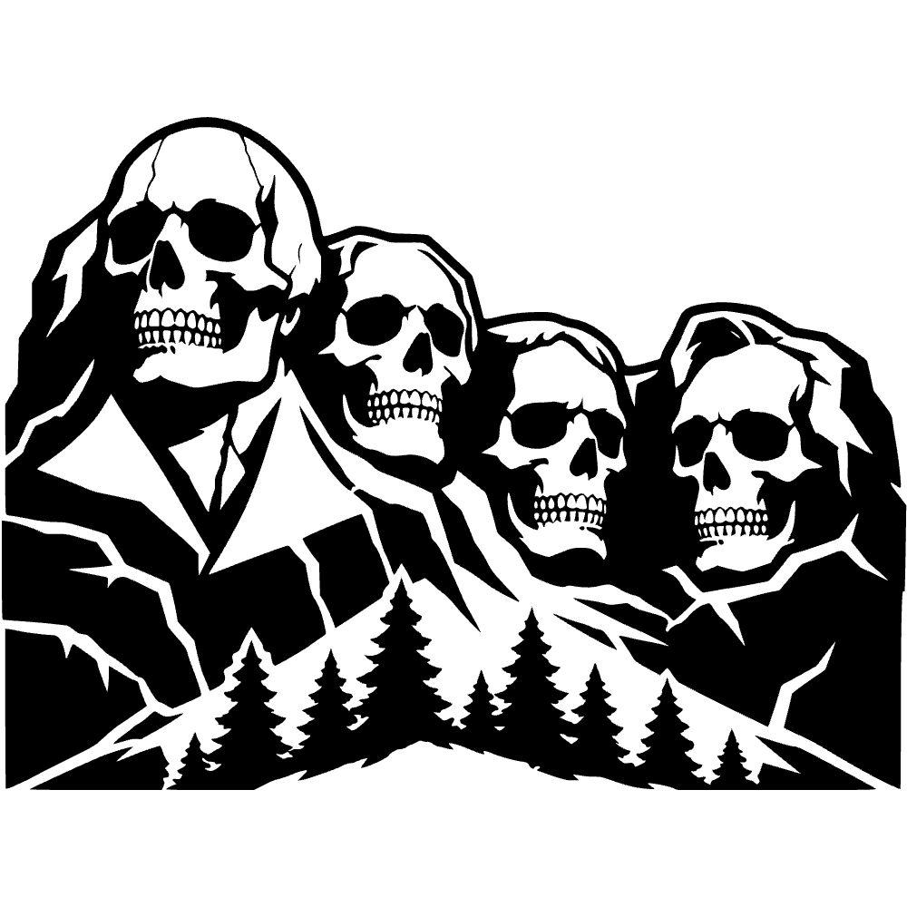 Rostros del Monte Rushmore — vista previa del archivo SVG