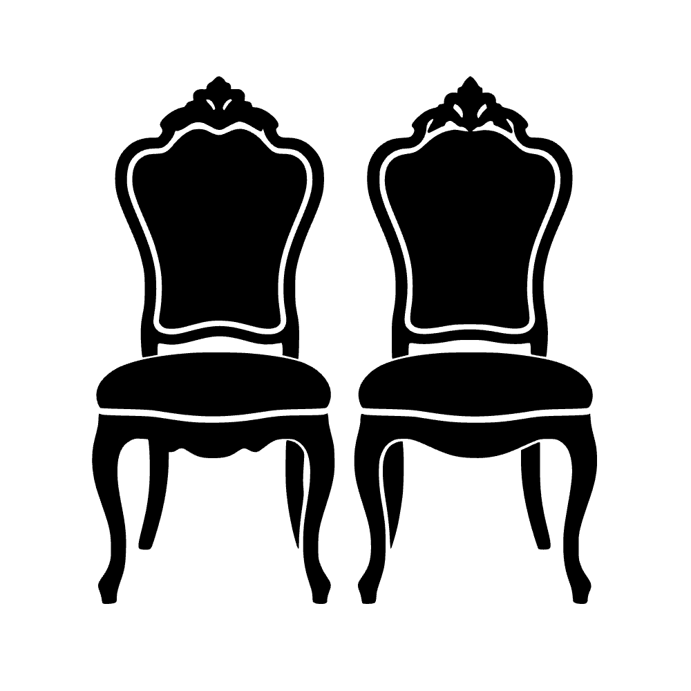 Sillas de Mr y Mrs — archivo SVG