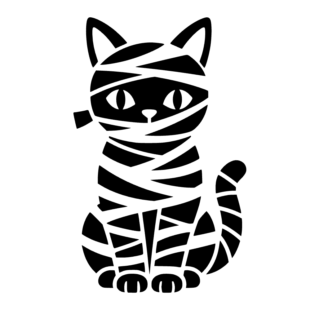 Gato momia — archivo SVG