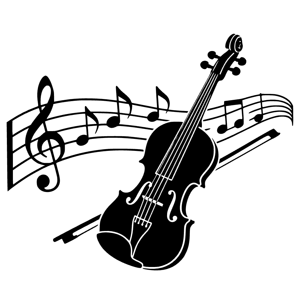 Pentagrama de notas musicales — archivo SVG