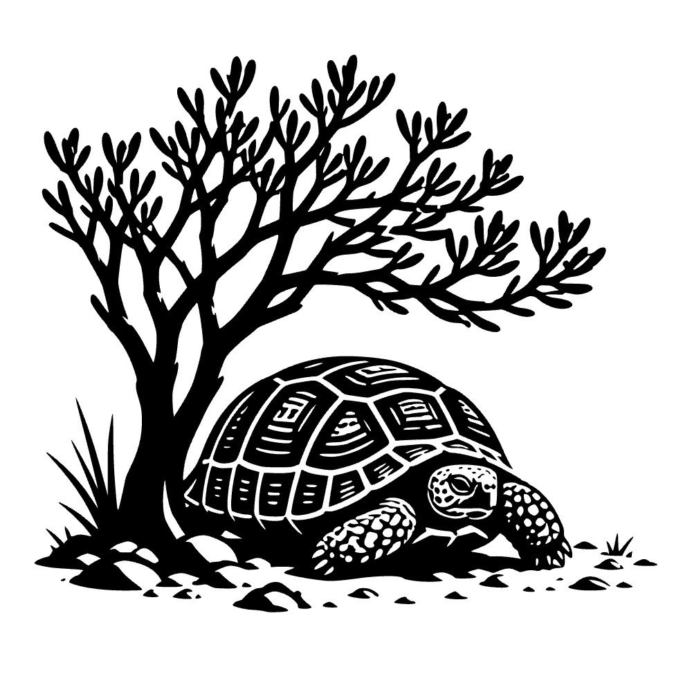 Tortuga Namaqua padloper — vista previa del archivo SVG
