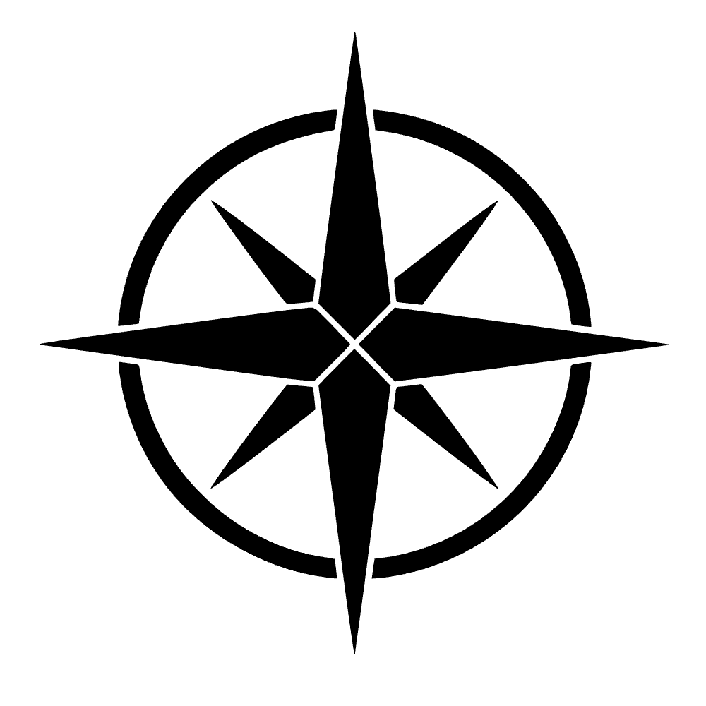 Rosa de brújula náutica — archivo SVG