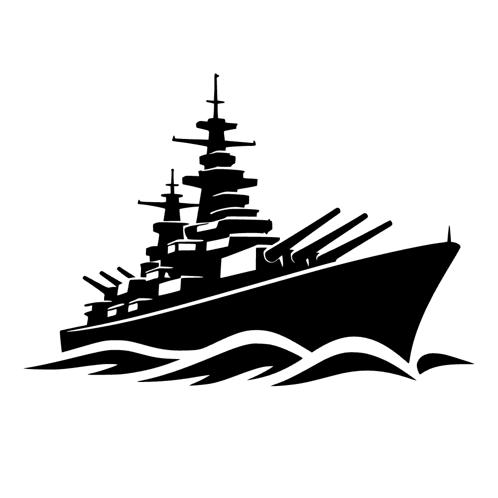Buque de guerra — archivo SVG