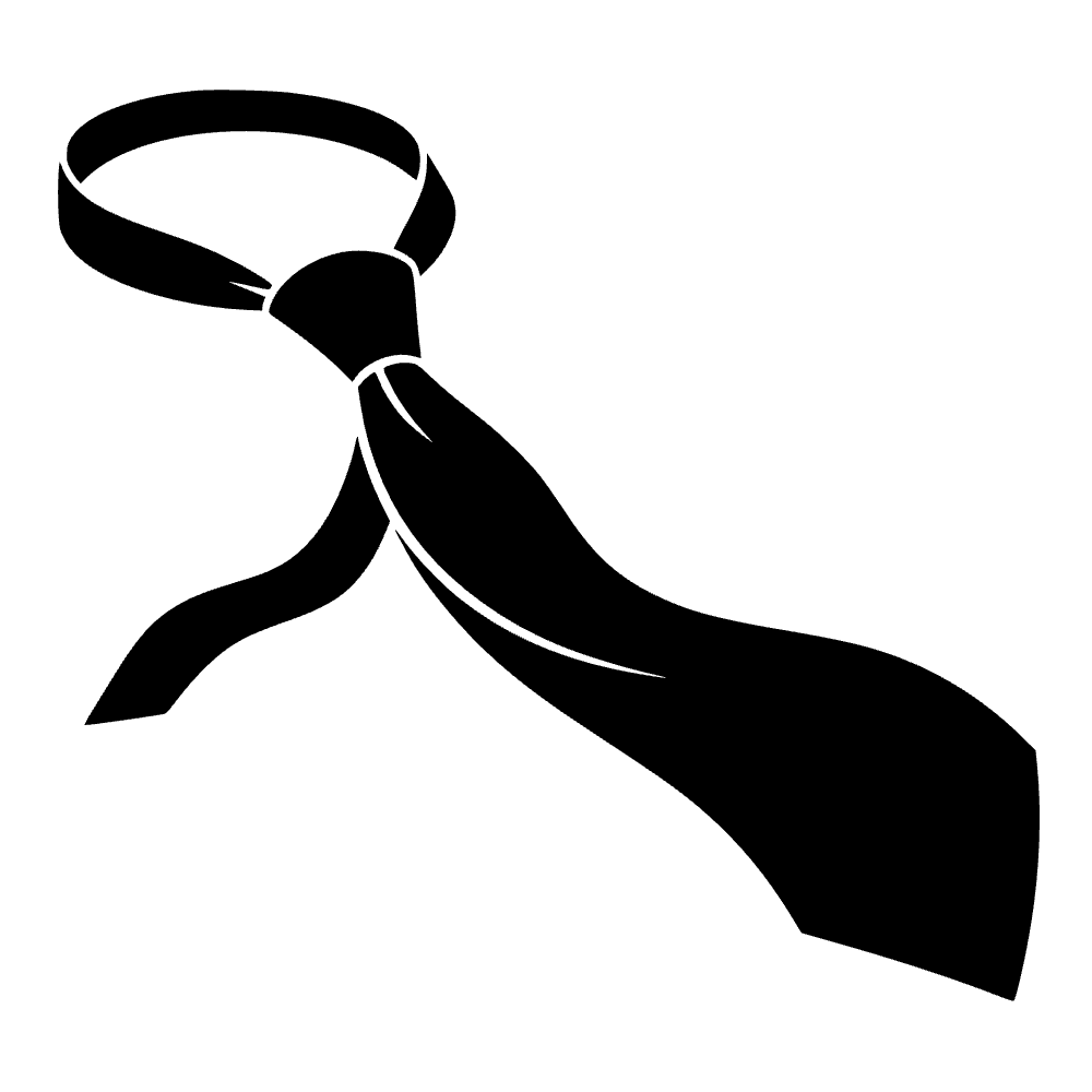 Corbata ondeando salvajemente — archivo SVG
