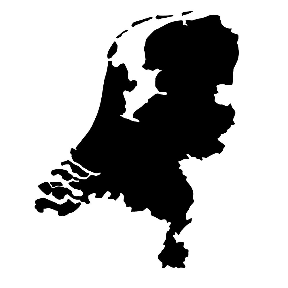 Mapa de los Países Bajos — archivo SVG