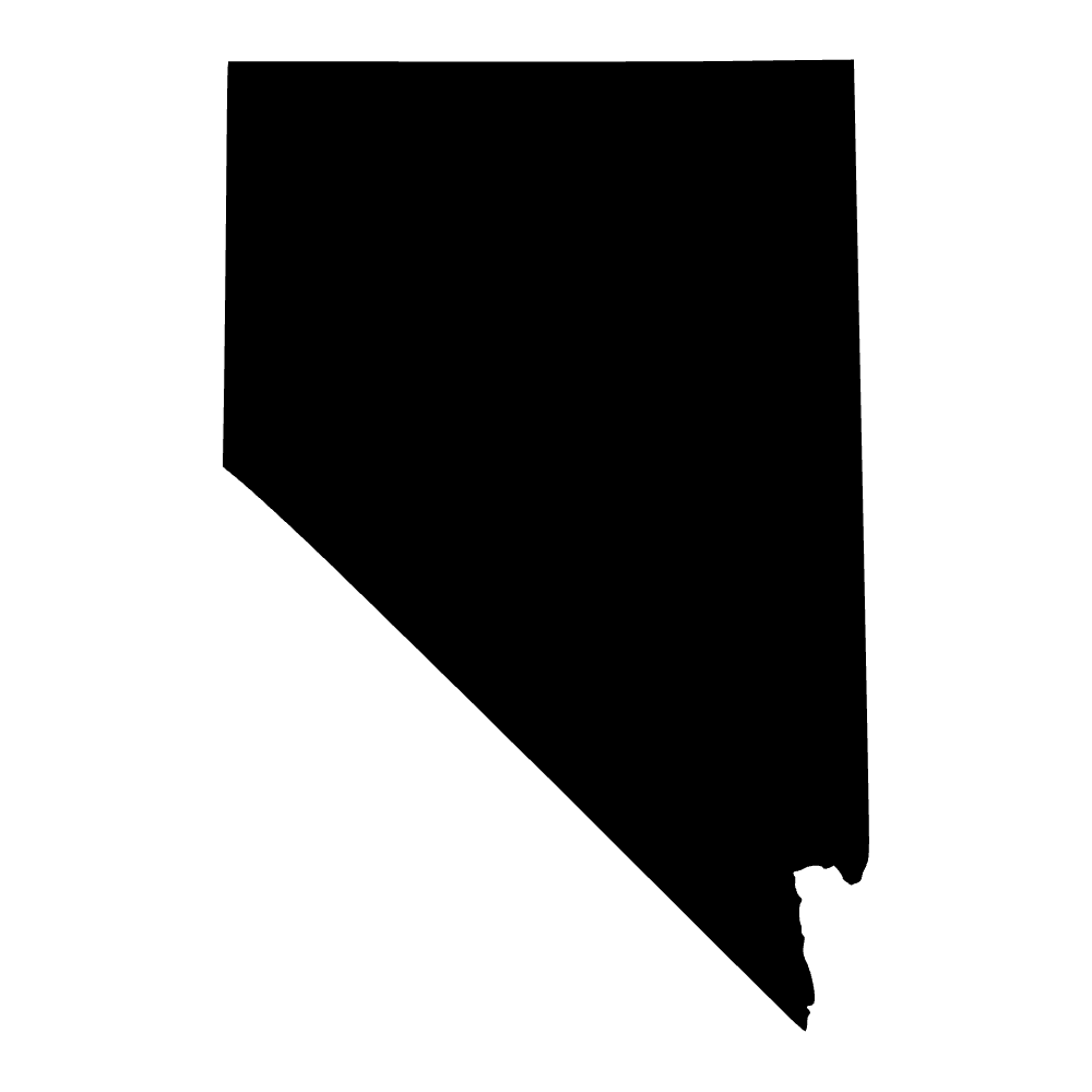 Mapa de Nevada — archivo SVG